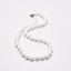 Women's white jade Gemstone Necklace bracelet and earrings set