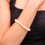 pearl bracelet for women pink