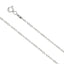 Fine Silver Chain Necklace for Men and Women | 1.6mm Dainty Silver Chain Choker, Stack Layering Necklace