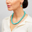 Women's turquoise Gemstone Necklace, Bracelet and earrings set