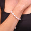 Pink rose quartz gemstone Bracelet for women