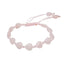 Pink rose quartz gemstone Bracelet for women