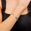 Womens Multi-strand Black Pearl Bracelet