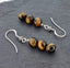 tiger eye handmade earrings for women