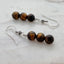 tiger's eye earrings