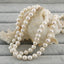 White Pearl necklace bracelet and earrings for women