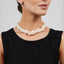 Chunky White pearl necklace for women