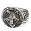 Nordic Viking Wolf Head Ring 925 Sterling Silver