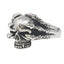 Eagle Claw Skull Ring 925 Sterling Silver