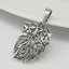 Men's and Women's Silver Pendant - 925 Sterling Silver Celtic Lion King Head Neo Pagan Pendant Necklace