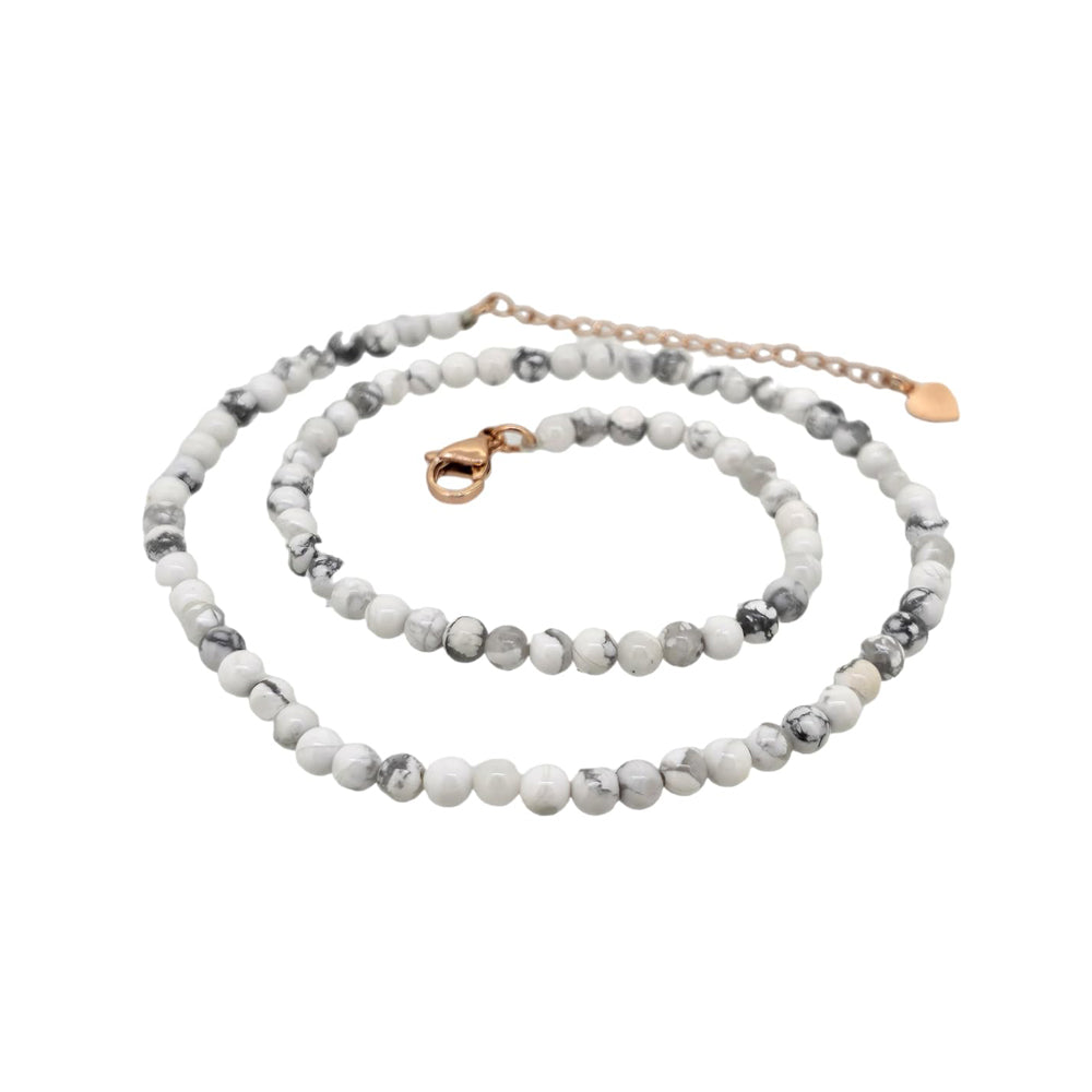 White Turquoise Choker Necklace