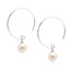 pearl hoop earrings