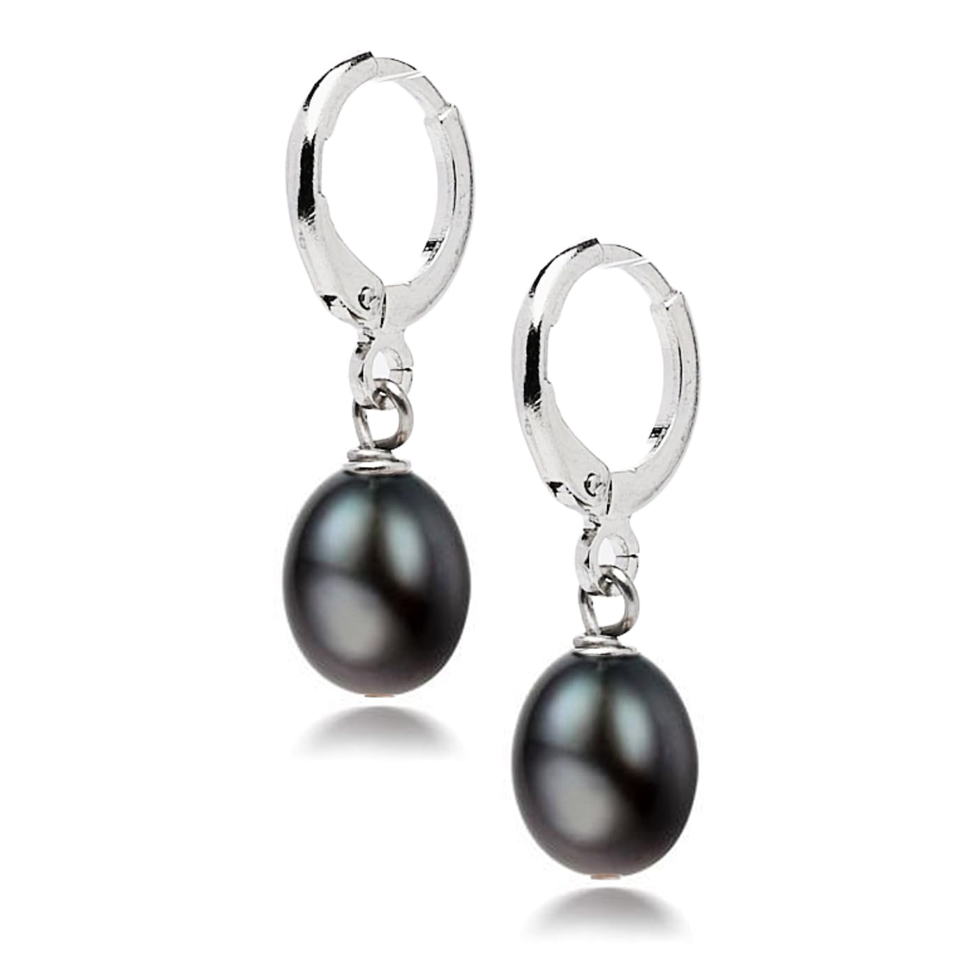 Handmade 8–9mm Freshwater Pearl Drop Earrings for Women Girls – Timeless Elegance, Effortless