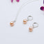 Pearl Necklace Set | Freshwater Pearl Jewellery Necklace Earrings Set 925 Sterling Silver Gift for Women