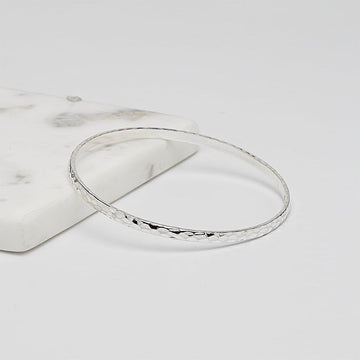 womens silver bangle