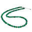 green agate necklace handmade beaded