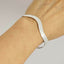 Hammered silver bangle for women girls