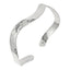 Hammered silver bangle for women girls