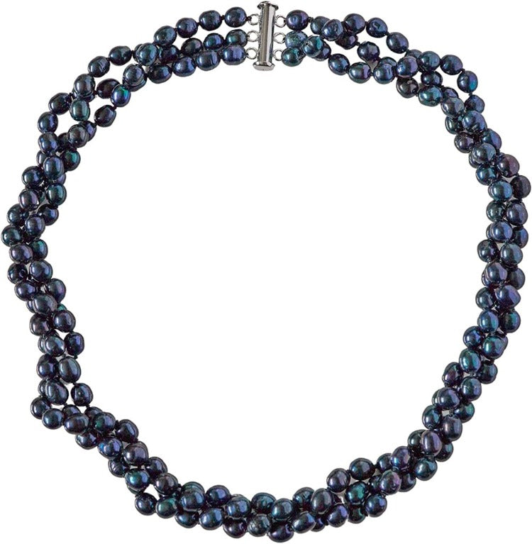 black pearl Necklace for women