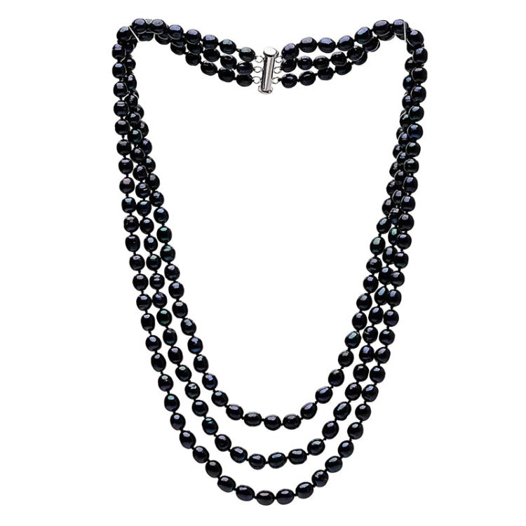 black pearl Necklace for women
