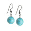 handmade turquoise dangle drop earrings