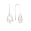 tear drop earrings silver womens