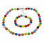 Multicolour Agate Bracelet and Necklace set