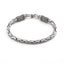 Solid 925 Sterling Silver Bali Style Chain Bracelet for Men