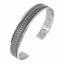 silver Celtic bangle for men 