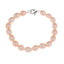 8mm Elegant Rice Shape Pink Freshwater Pearl Bracelet