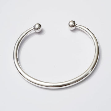 Silver Torque Bracelet for women 