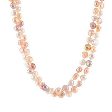 Pastel Pearl Necklace For Women 