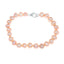 Womens pink Pearl Bracelet