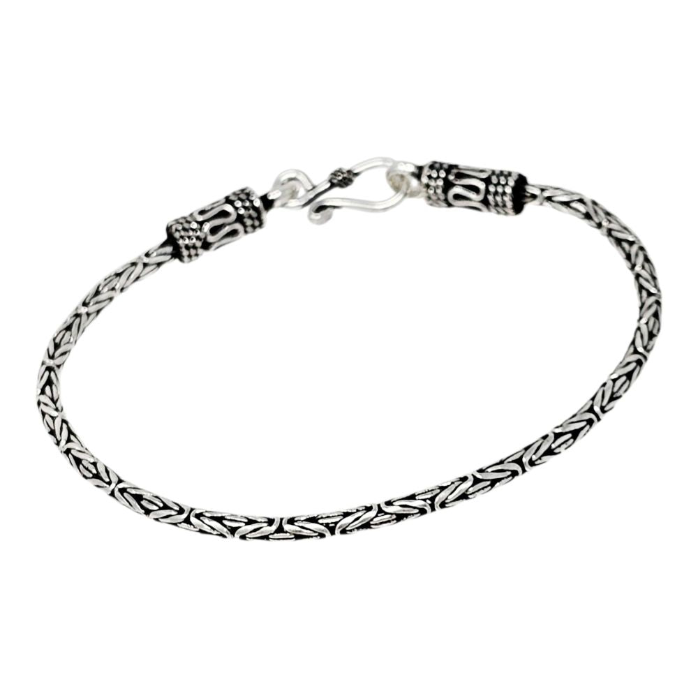 bali silver chain bracelet for men women girls
