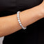 7-8mm Grey Baroque Freshwater Pearl Bracelet