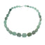 Chunky Natural Green Aventurine Gemstone Beaded Necklace for Women