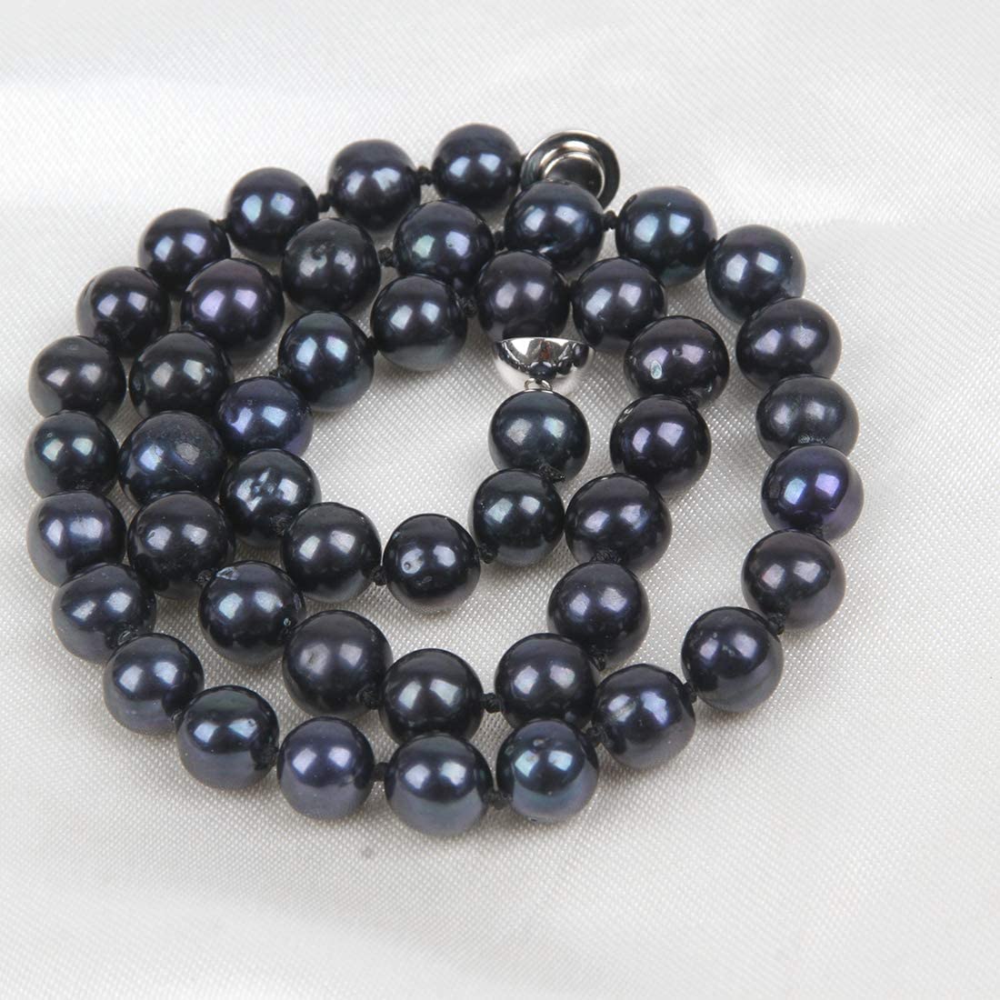 AA Grade Black Freshwater Pearl Necklace