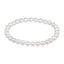 Handmade 7mm Stretchy White Freshwater A Grade Pearl Bracelet for Women