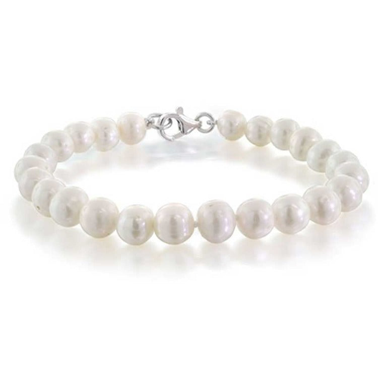 White Pearl Bracelet for women