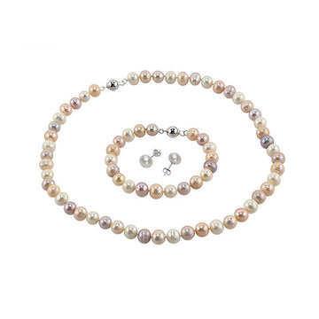  8-9mm Multi Colour Jewellery Set