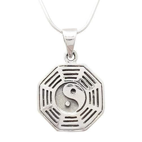 Silver Yin Yang Pendant for Men and women