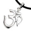 Sterling Silver Om Pendant Necklace For Women And Men