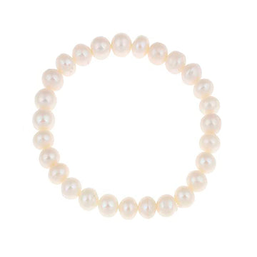 Stunning 7-8mm Freshwater Pearl Bracelet for Women Ladies and Girls 