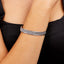 silver bangle for men