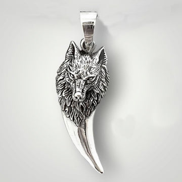 Silver Wolf Tooth Pendant