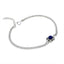 925 Sterling Silver Floral Bracelet For Women with Natural Gemstone