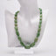 Chunky Natural Green Aventurine Gemstone Beaded Necklace for Women