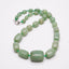 Chunky Natural Green Aventurine Gemstone Beaded Necklace for Women