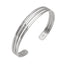 Womens silver bracelet bangle