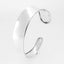 plain silver cuff womens